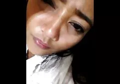 红发美女和Chupachups一起玩